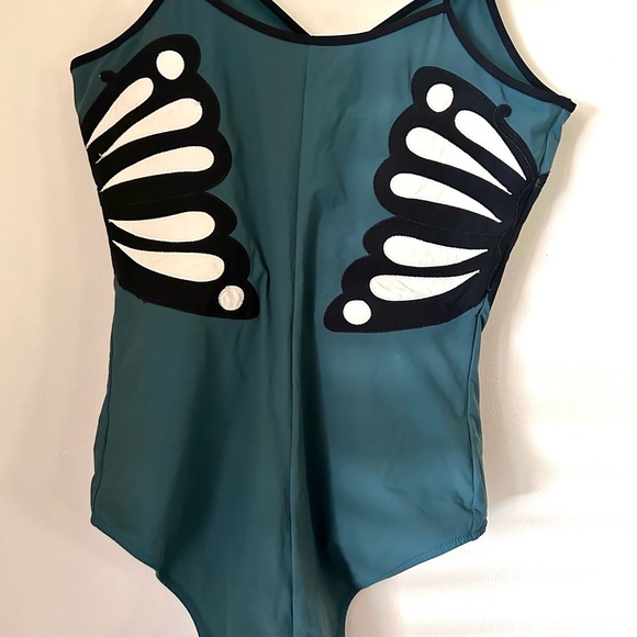 Butterfly One Piece Bathing suit by Morgan Lane - Picture 5 of 8